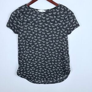 H&M‎ Zebra Print Blouse